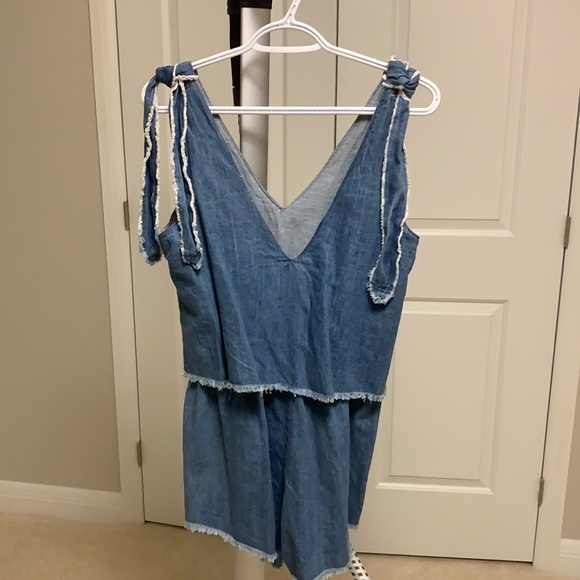 Denim romper - Picture 1 of 4